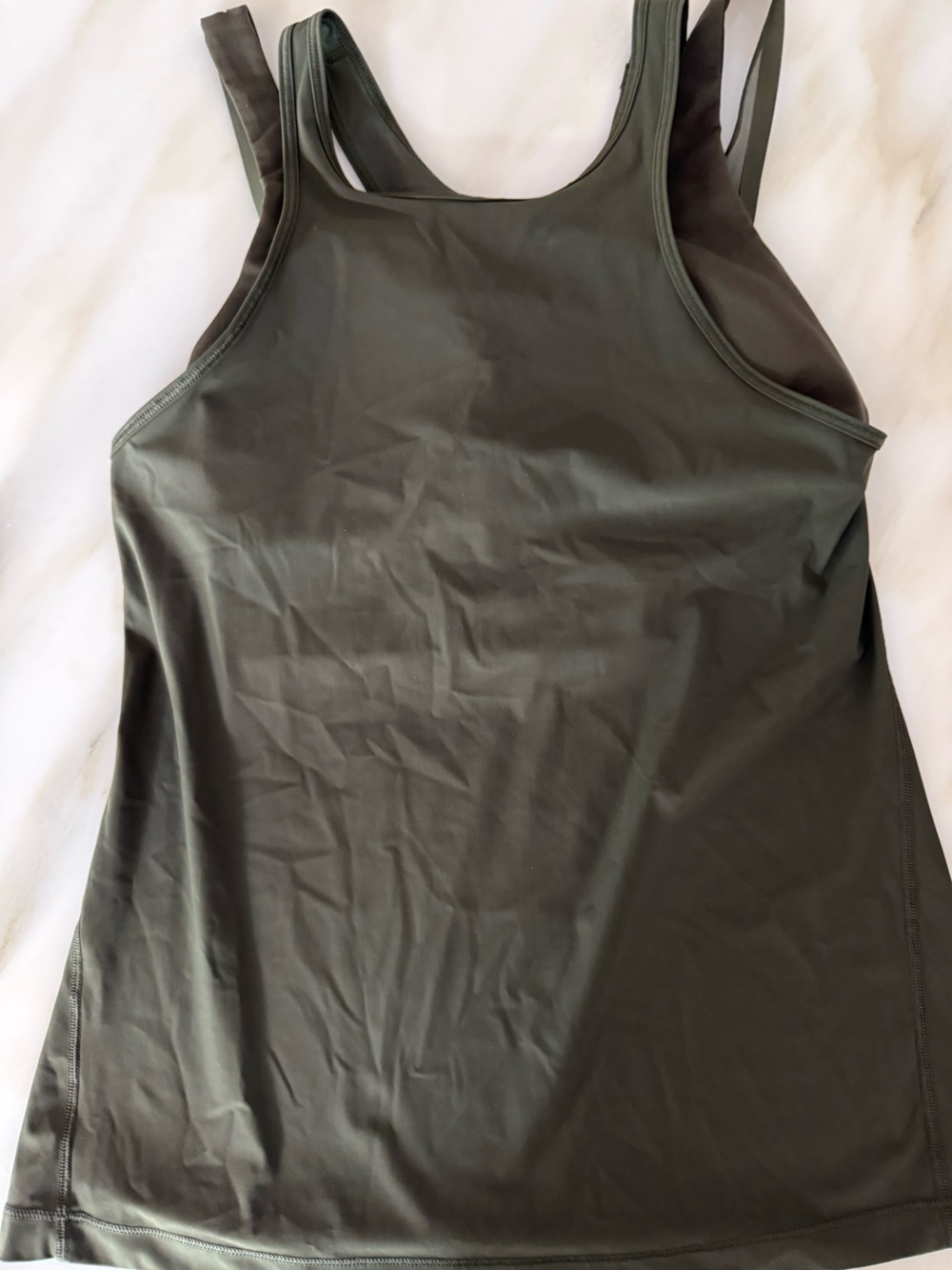 lululemon athletica Olive Tank with Scoop Neck